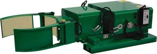 Valley Craft - 2,000 Lb Load Capacity, 30, 55 & 85 Gal Forklift Drum Rotator - Steel Wheels - USA Tool & Supply