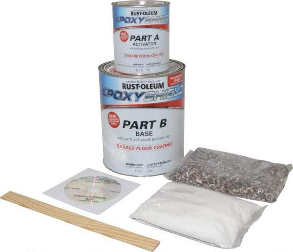 Rust-Oleum - 30 oz/90 oz Can Gloss Tan Gloss Floor Coating - <100 g/L VOC Content - USA Tool & Supply