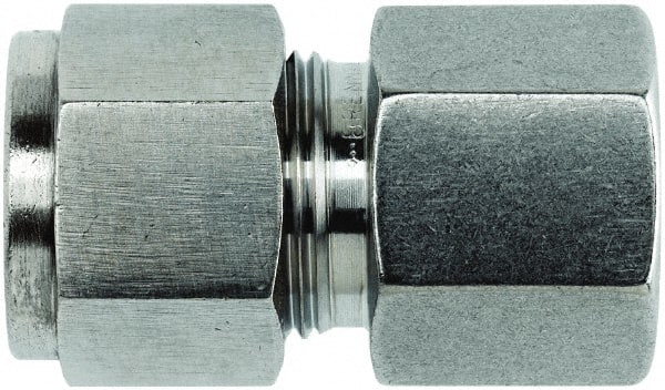 Brennan - 3/8" Tube OD x 1/8 NPT Stainless Steel Compression Tube Female Connector - USA Tool & Supply