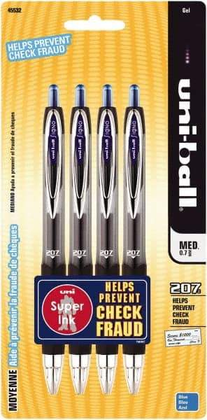 Prismacolor - 0.7mm Retractable Pen - Blue - USA Tool & Supply