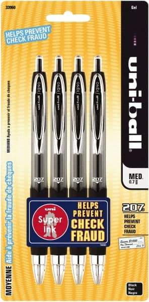 Prismacolor - 0.7mm Retractable Pen - Black - USA Tool & Supply