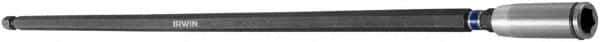 Irwin - 1/4" Hex Bit Holder - 1/4" Hex Drive, 12" OAL - USA Tool & Supply