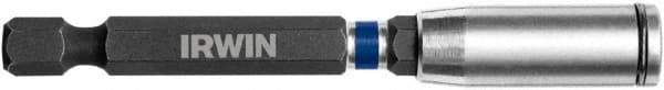 Irwin - 1/4" Hex Bit Holder - 1/4" Hex Drive, 6" OAL - USA Tool & Supply
