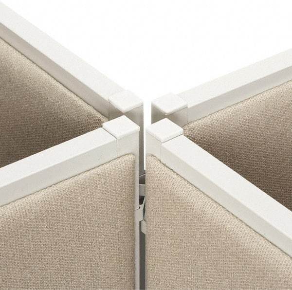 Basyx - Office Cubicle Partition & Panel Systems Hardware - Use with Panels, Walls or Other Fixed Surfaces - USA Tool & Supply