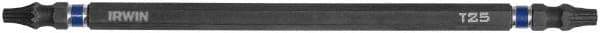 Irwin - T20 x T25 Torx Bit - 1/4" Hex Drive, 6" OAL - USA Tool & Supply