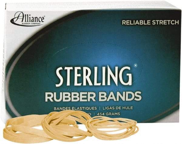 Alliance - 3-1/2" Circumference, 1/4" Wide, Light-Duty Band Rubber Band Strapping - 425 Pieces - USA Tool & Supply