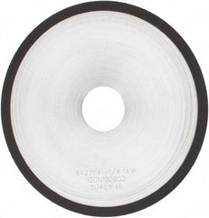 Tru-Maxx - 6" 120 Grit Diamond Cutoff Wheel - 0.035" Thick, 1-1/4" Arbor, Use with Angle Grinders - USA Tool & Supply