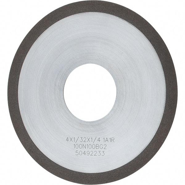Tru-Maxx - 4" 100 Grit Diamond Cutoff Wheel - 1/32" Thick, 1-1/4" Arbor, Use with Angle Grinders - USA Tool & Supply