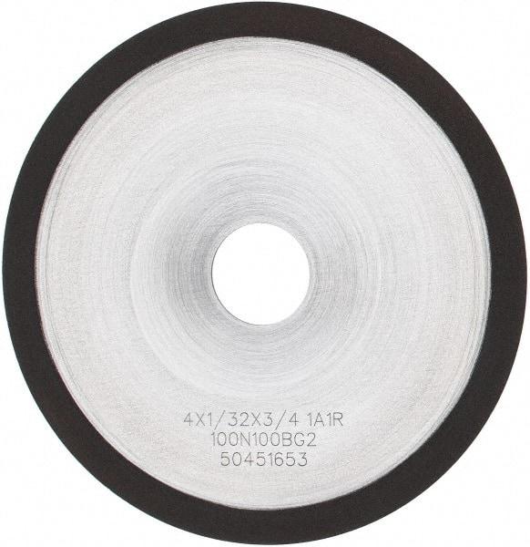 Tru-Maxx - 4" 100 Grit Diamond Cutoff Wheel - 1/32" Thick, 3/4" Arbor, Use with Angle Grinders - USA Tool & Supply