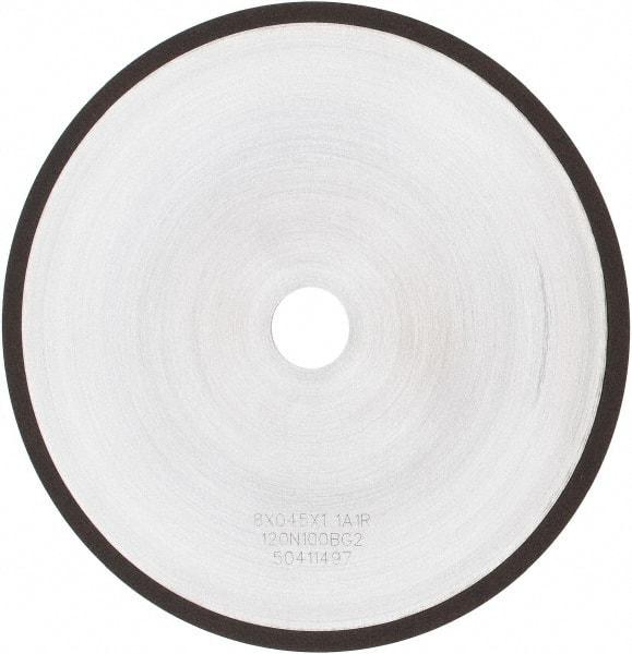 Tru-Maxx - 8" 120 Grit Diamond Cutoff Wheel - 0.045" Thick, 1" Arbor, Use with Angle Grinders - USA Tool & Supply
