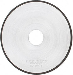 Tru-Maxx - 6" 100 Grit Diamond Cutoff Wheel - 0.045" Thick, 1-1/4" Arbor, Use with Angle Grinders - USA Tool & Supply