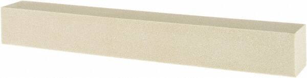 Tru-Maxx - 120 Grit Aluminum Oxide Square Polishing Stone - Fine Grade, 1" Wide x 8" Long x 1" Thick - USA Tool & Supply