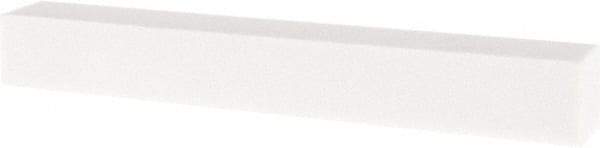 Tru-Maxx - 80 Grit Aluminum Oxide Square Polishing Stone - Medium Grade, 1" Wide x 8" Long x 1" Thick - USA Tool & Supply