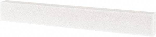 Tru-Maxx - 80 Grit Aluminum Oxide Rectangular Polishing Stone - Medium Grade, 1" Wide x 8" Long x 1/2" Thick - USA Tool & Supply