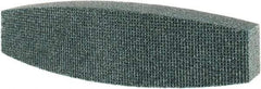 Tru-Maxx - 46 Grit Silicon Carbide Boat (Shape) Polishing Stone - Coarse Grade, 2-1/2" Wide x 9" Long x 1-1/2" Thick - USA Tool & Supply