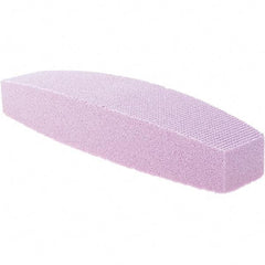 Tru-Maxx - 60 Grit Aluminum Oxide Boat (Shape) Polishing Stone - Medium Grade, 2-1/2" Wide x 9" Long x 1-1/2" Thick - USA Tool & Supply