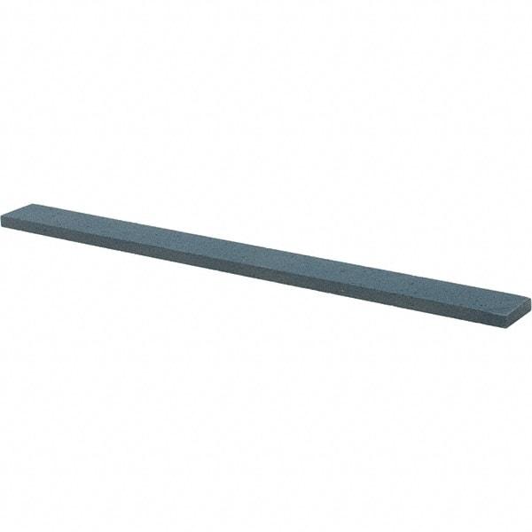Tru-Maxx - 320 Grit Silicon Carbide Rectangular Polishing Stone - Extra Fine Grade, 1/2" Wide x 6" Long x 1/8" Thick - USA Tool & Supply