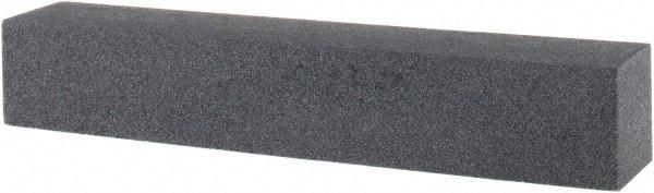 Tru-Maxx - 180 Grit Silicon Carbide Square Polishing Stone - Very Fine Grade, 1" Wide x 6" Long x 1" Thick - USA Tool & Supply