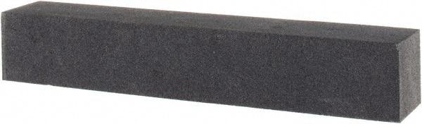 Tru-Maxx - 150 Grit Silicon Carbide Square Polishing Stone - Very Fine Grade, 1" Wide x 6" Long x 1" Thick - USA Tool & Supply