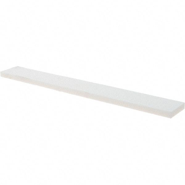 Tru-Maxx - 180 Grit Aluminum Oxide Rectangular Polishing Stone - Very Fine Grade, 1" Wide x 8" Long x 1/4" Thick - USA Tool & Supply