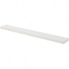 Tru-Maxx - 180 Grit Aluminum Oxide Rectangular Polishing Stone - Very Fine Grade, 1" Wide x 8" Long x 1/4" Thick - USA Tool & Supply