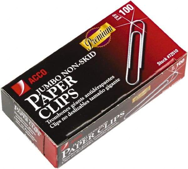 ACCO - 1-3/4" Wide Paper Fastener - Silver - USA Tool & Supply