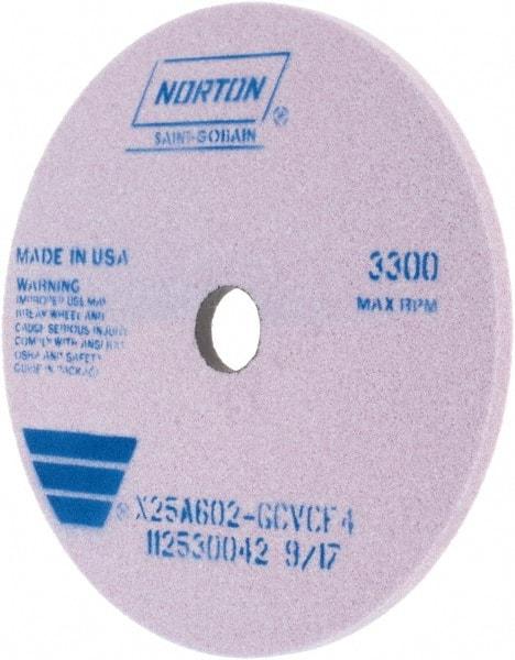 Norton - 250mm x 32mm Hole x 10mm Thick, G Hardness, 60 Grit Surface Grinding Wheel - Aluminum Oxide, Type 1 - USA Tool & Supply