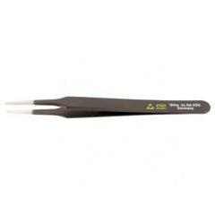 2A SA FLAT ROUND TWEEZERS - USA Tool & Supply