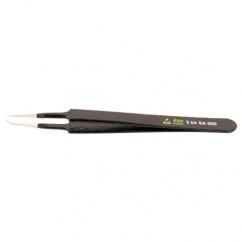 EXTRA FINE 30 DEG BENT TWEEZERS - USA Tool & Supply