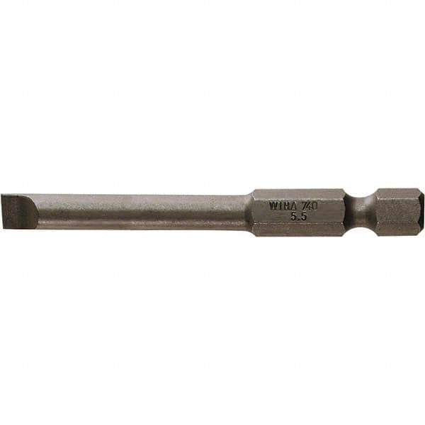 Wiha - 5/32" Power Bit - 1/4" Drive, 2-3/4" OAL - USA Tool & Supply