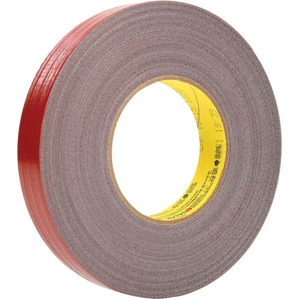 3M - 54.8m x 24mm x 12.1 mil Red Polyethylene Cloth Duct Tape - USA Tool & Supply