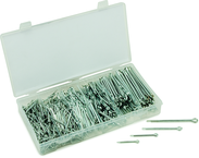 1000 Pc. Cotter Pin Assortment - 1/16" x 1" - 5/32" x 2 1/2" - USA Tool & Supply