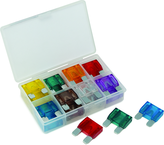 24 Pc. Maxi Blade Fuse Assortment - Zinc electrodies - USA Tool & Supply