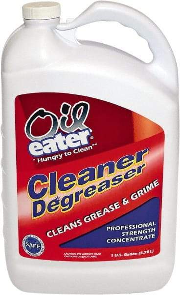 Oil Eater - 2-Butoxyethanol Multipurpose Cleaner/Degreaser - 1 Gal. Bottle, 30°F Freezing Point - USA Tool & Supply
