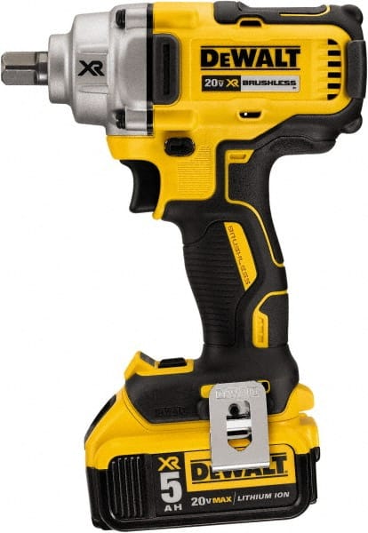 DeWALT - 1/2" Drive 20 Volt Mid-Handle Cordless Impact Wrench & Ratchet - USA Tool & Supply
