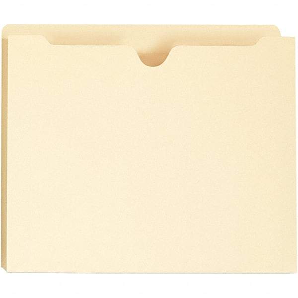 Universal One - 9-5/8 x 11-3/4", Letter Size, Manila, File Jacket - 11 Point Stock - USA Tool & Supply