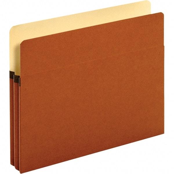 UNIVERSAL - 9-5/8 x 14-3/4", Letter Size, Redrope, Expansion Folders - Straight Tab Cut Location - USA Tool & Supply