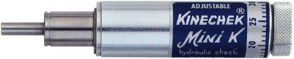 Deschner - 1/2" Stroke Length, 2.5 Lb Min Operating Force, Standard Linear Motion Speed Controller - 4.22" OAL, 400 Max psi, 135°F Max - USA Tool & Supply