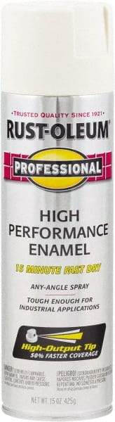 Rust-Oleum - Almond (Color), Gloss, Rust Proof Enamel Spray Paint - 14 Sq Ft per Can, 15 oz Container, Use on Multipurpose - USA Tool & Supply