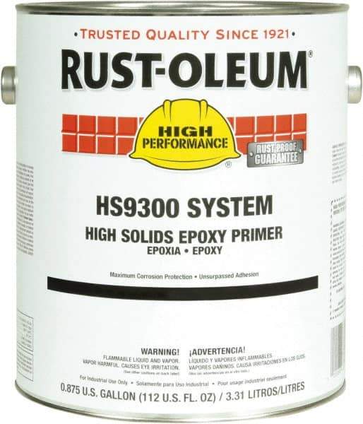 Rust-Oleum - 1 Gal Red Epoxy Primer - 275 to 475 Sq Ft Coverage, 415 gL Content, Quick Drying, Interior/Exterior - USA Tool & Supply