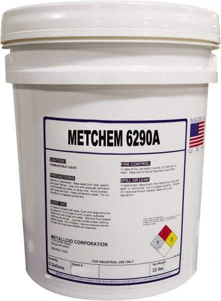 Metalloid - MetChem 6290A, 5 Gal Pail Cutting Fluid - Synthetic - USA Tool & Supply