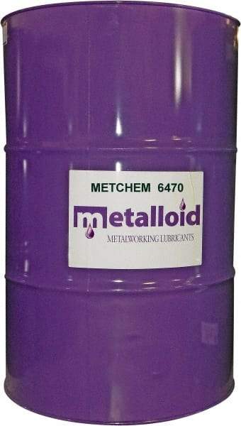 Metalloid - MetChem 6470, 55 Gal Drum Cutting Fluid - Synthetic - USA Tool & Supply