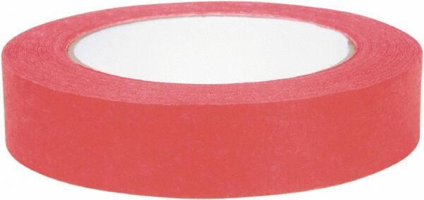 Duck - 15/16" Wide x 60 Yd Long Red Poly-Coated Paper Masking Tape - Series 240571 - USA Tool & Supply