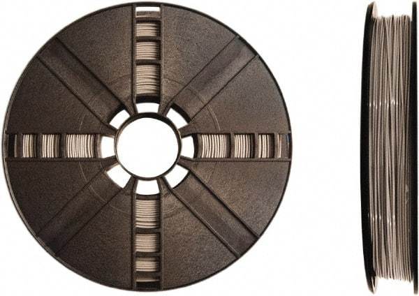 MakerBot - PLA Filament Large Spool - Cool Gray, Use with Replicator (5th Generation), Replicator 2, Replicator Z18 - USA Tool & Supply