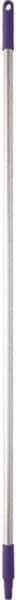 Vikan - 59 x 1" Aluminum Squeegee Handle - European Threaded Connection, Purple - USA Tool & Supply