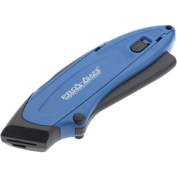 PRO-SAFE - 2.36" Blade Retractable Blade Utility Knife - USA Tool & Supply