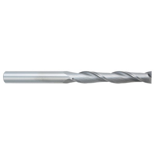1/2″ Dia. × 1/2″ Shank × 3″ DOC × 6″ OAL, Carbide, TiAlN, 2 Flute, Solid End Mill
