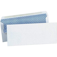 Universal One - 4.13" Long x 9.63" Wide Self Seal Business Envelope - White - USA Tool & Supply