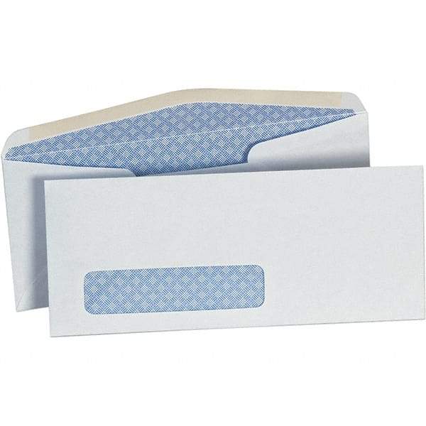 UNIVERSAL - 12-1/4" Long x 10" Wide Gummed Flap Security Envelope - White - USA Tool & Supply