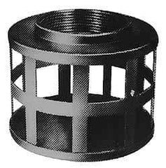 Kuriyama of America - 6" Hose, Square Hole Strainer - Plated Steel - USA Tool & Supply